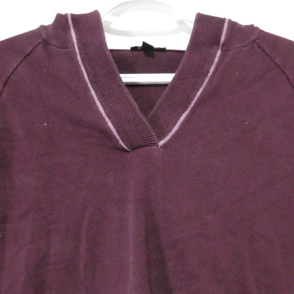 JACOB JR | xl - extra large | Dark Casual V-Neck Hoodie - Picture 5 of 15